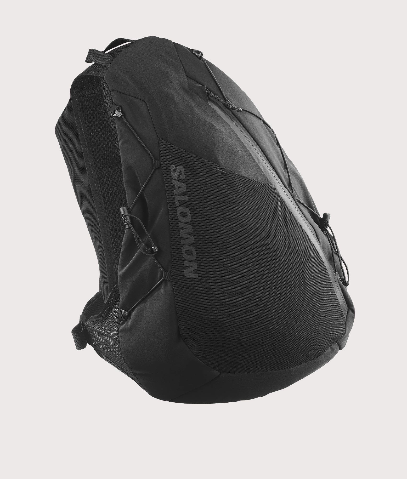 SALOMON Adv Crossbody Bag in Black at EQVVS Menswear. Front shot.