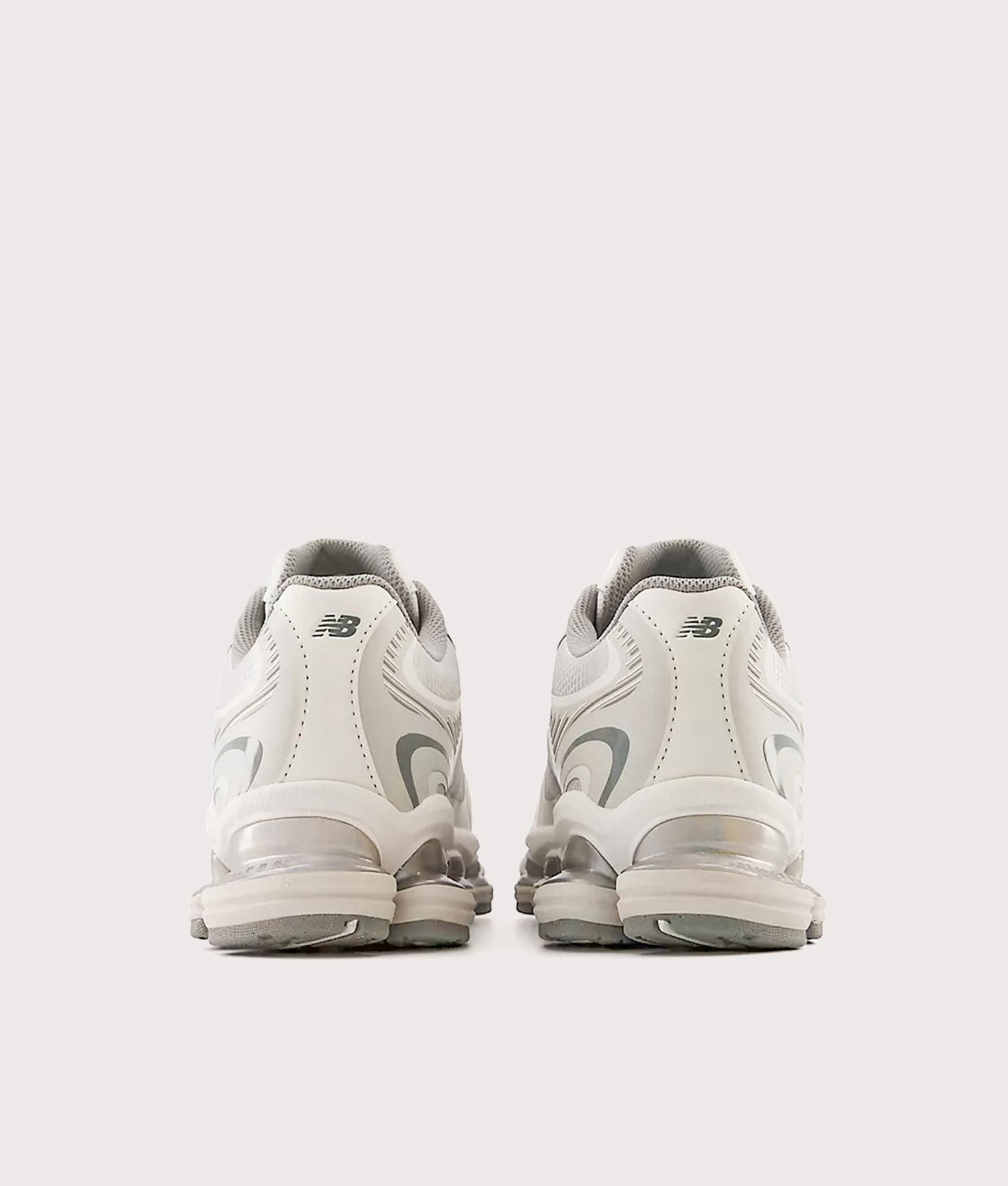New Balance ABZORB 2000 Sneakers in Reflection and Grey Matter at EQVVS Menswear. Back shot.