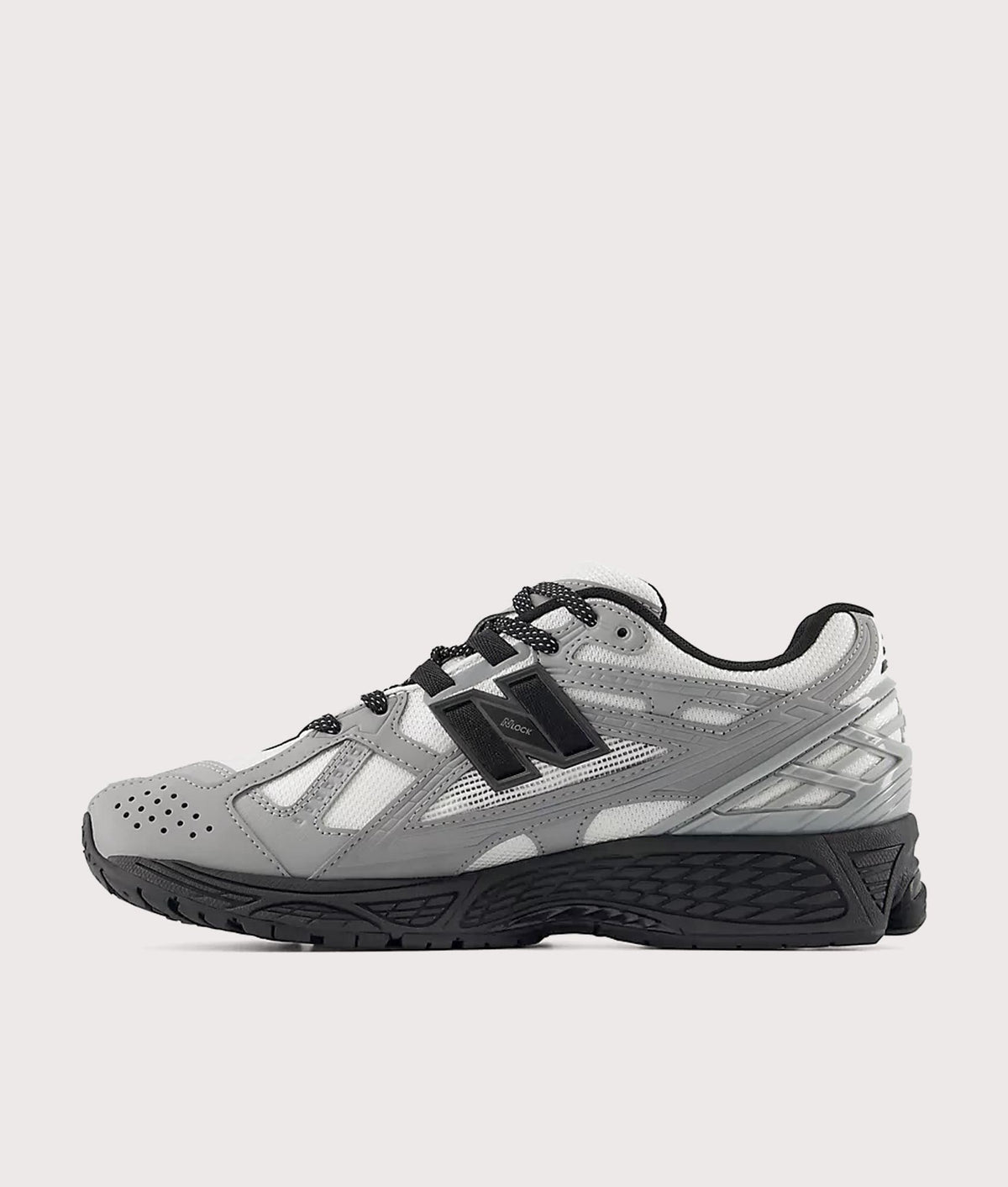 New Balance 1906N Sneakers in Slate Grey and Reflection at EQVVS Menswear. Side shot.