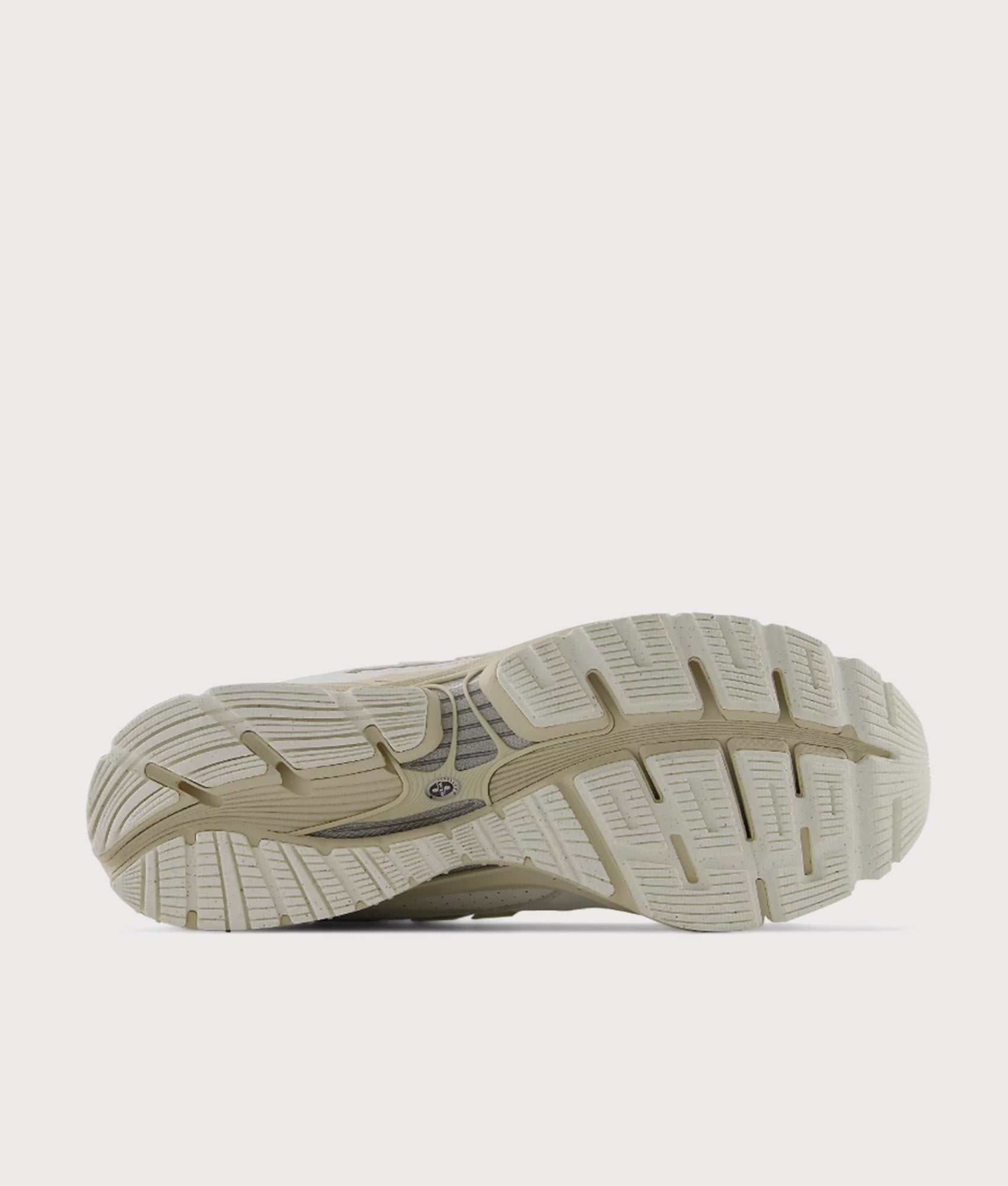 New Balance 1954R Sneakers in Sea Salt and Linen at EQVVS Menswear. Tread shot.