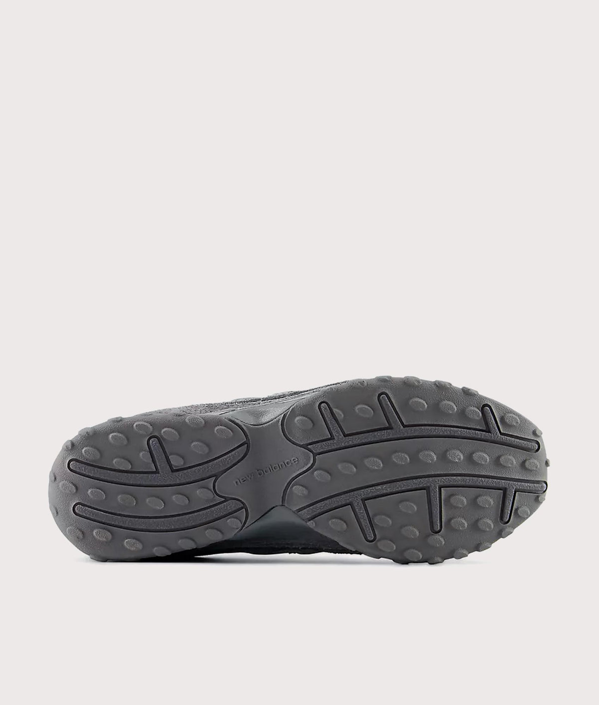New Balance 204L Sneakers in Slate Grey and Grey Matter at EQVVS Menswear. Tread shot.