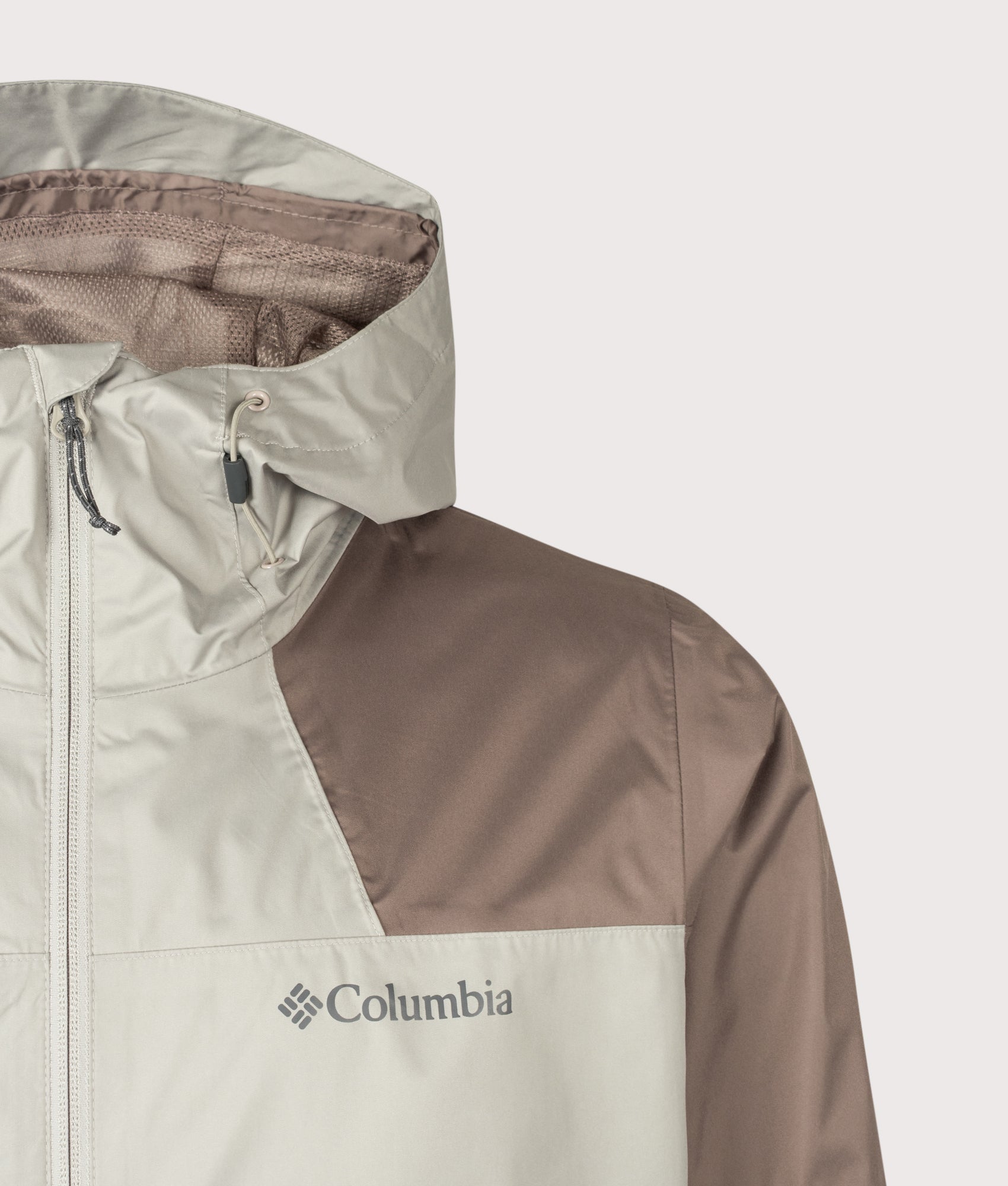 Inner Limits III Jacket in flint Grey by Columbia. Shot by EQVVS. Detail Shot.