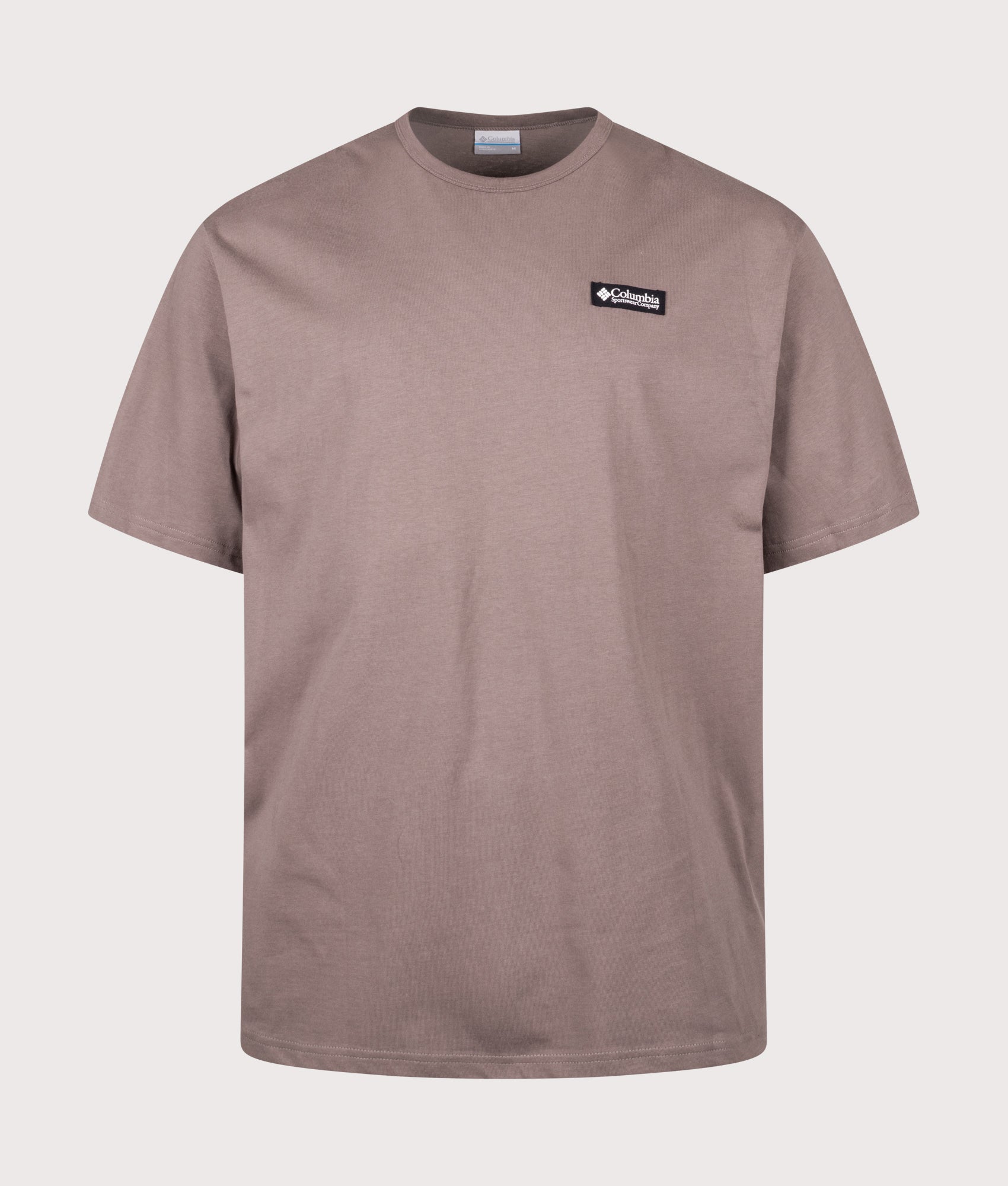 Columbia Relaxed Fit CSC Heavyweight Back Graphic T-Shirt in Iron and Photoreal CMYK at EQVVS Menswear. Front shot. 