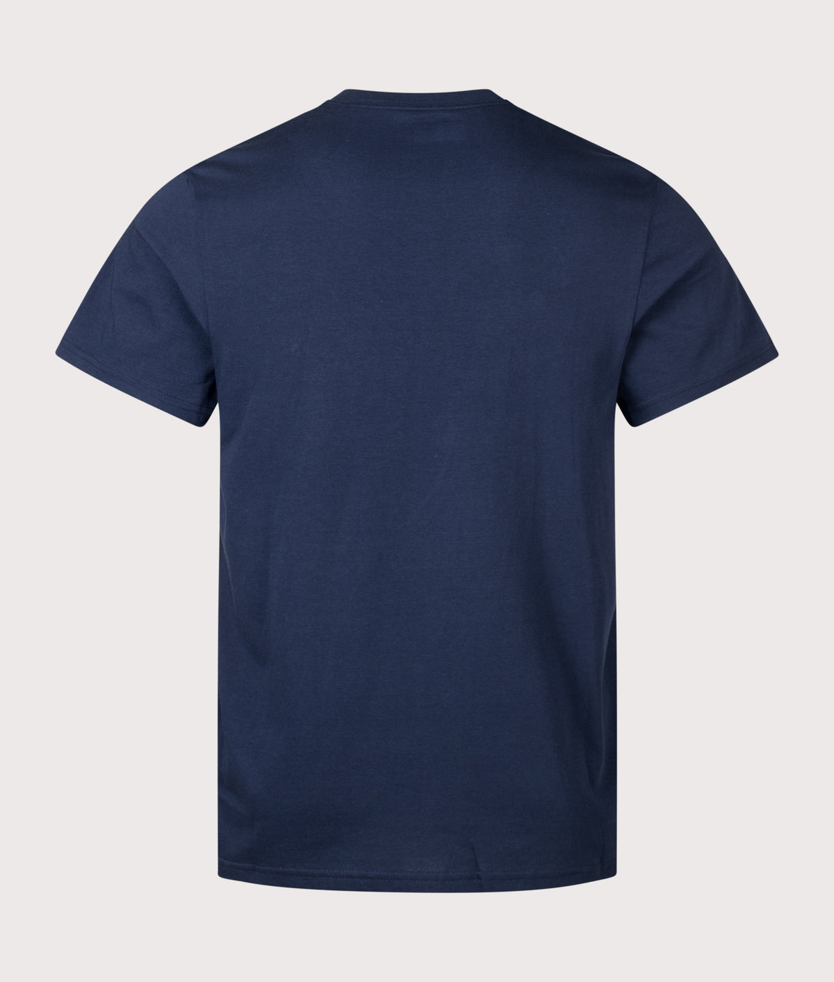 Columbia Regular Fit CSC Basic Logo™ T-Shirt in Collegiate Navy and Gem Columbia at EQVVS Menswear. Back shot.