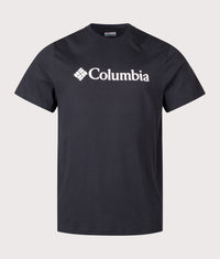 Regular Fit CSC Basic Logo™ T-Shirt: 010 Black/Gem Columbia 
