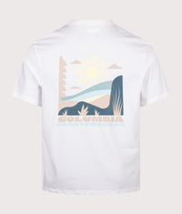 CSC Outdoor Back Graphic T-Shirt: 102 White/Shining Landscape 