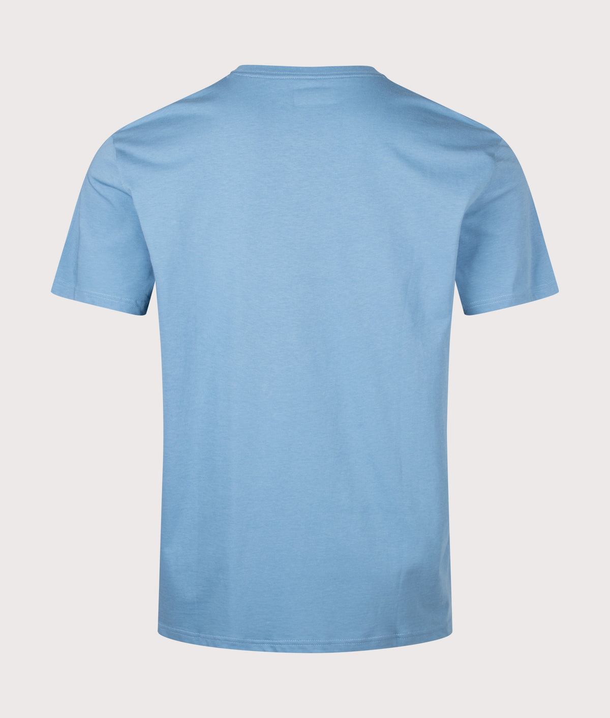 Columbia Regular Fit CSC Basic T-Shirt in Rainy Day at EQVVS Menswear. Back shot.