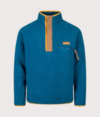 Regular Fit Helvetia II Half Snap Fleece: 442 Phoenix Blue 