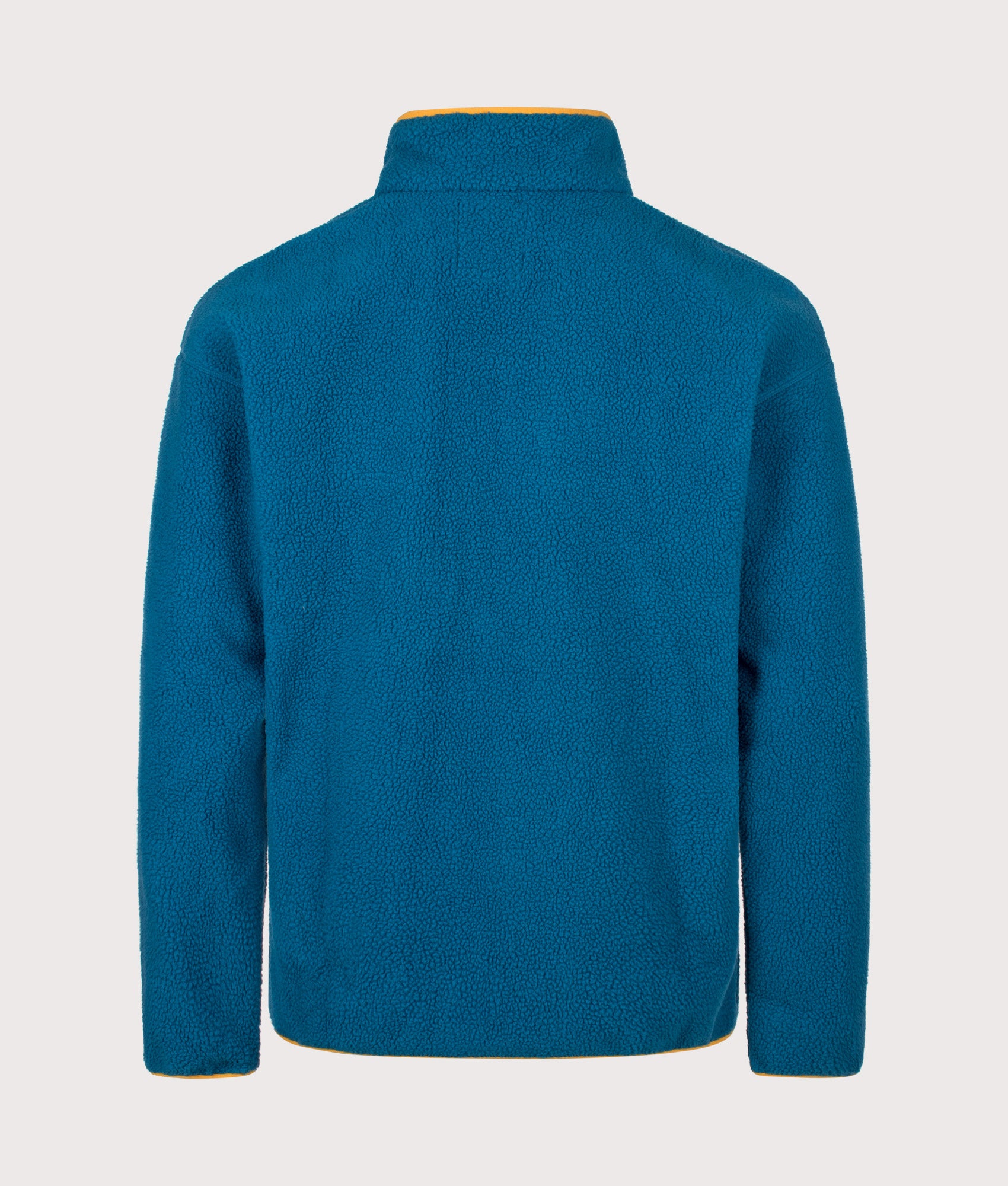Columbia Regular Fit Helvetia II Half Snap Fleece in Phoenix Blue at EQVVS Menswear. Back shot.