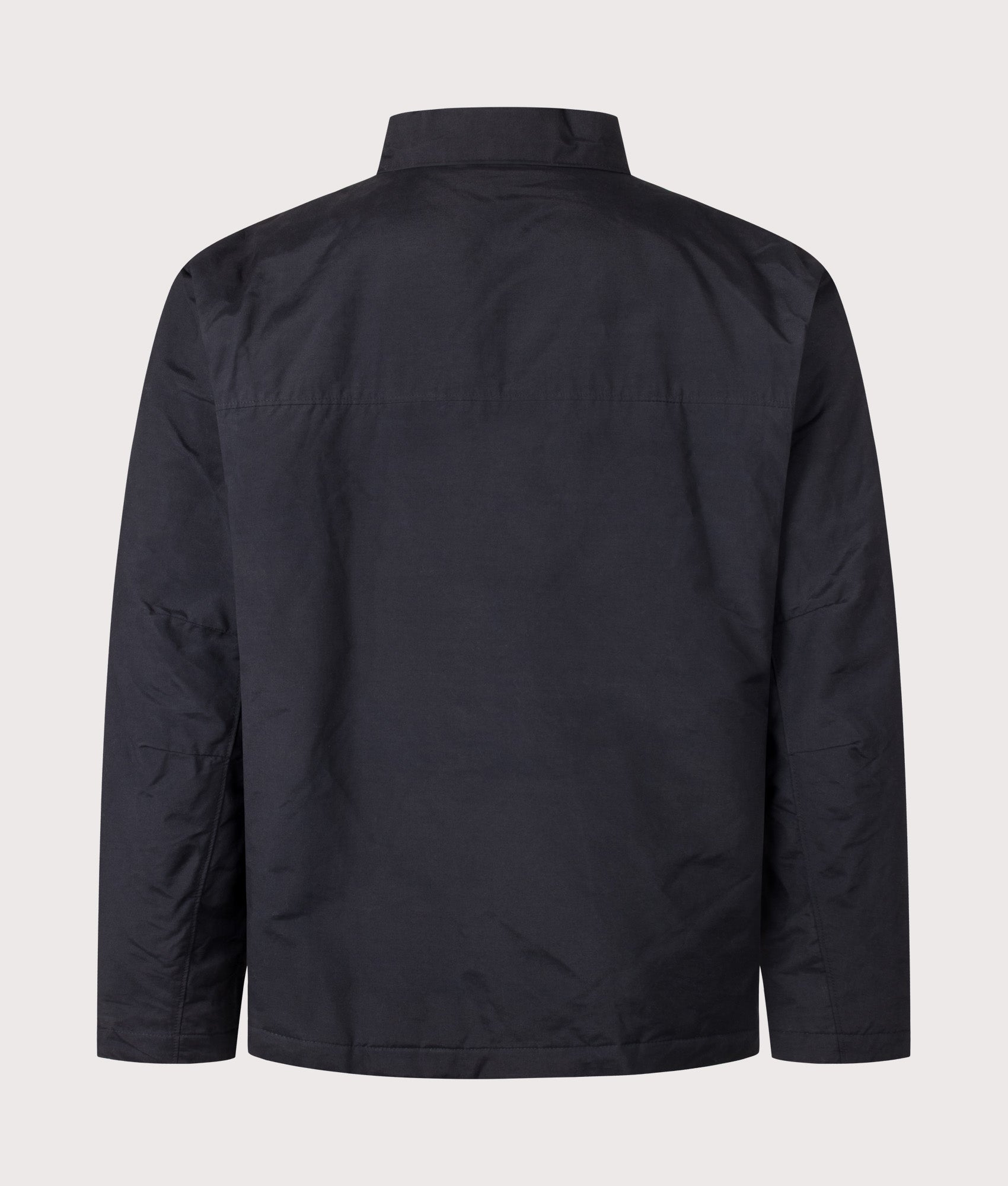 Columbia Timberline Tough Jacket in Black at EQVVS Menswear. Back shot.