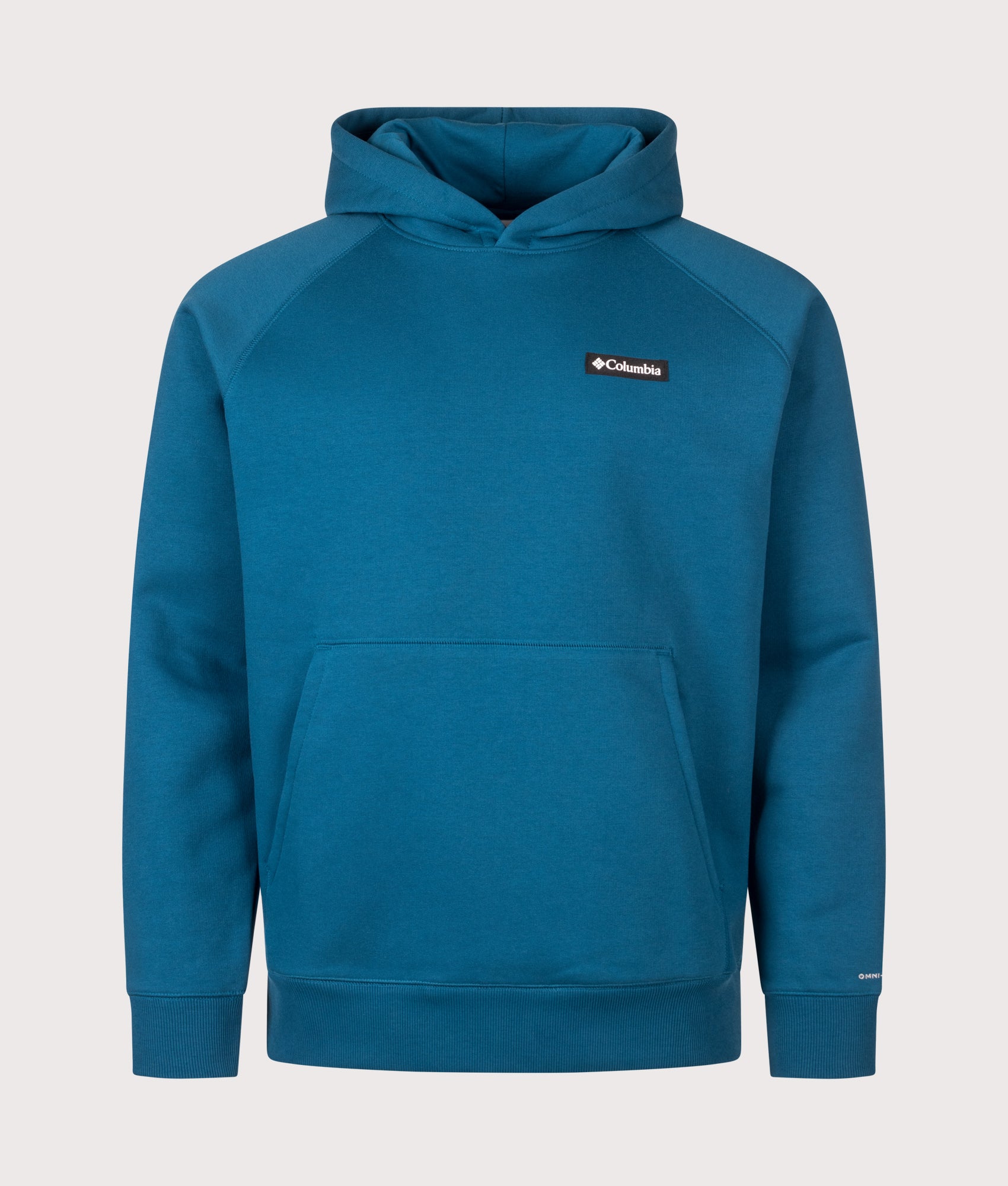 Columbia Regular Fit Dry Creek™ Heavyweight Hoodie in Phoenix Blue at EQVVS Menswear. Front shot.
