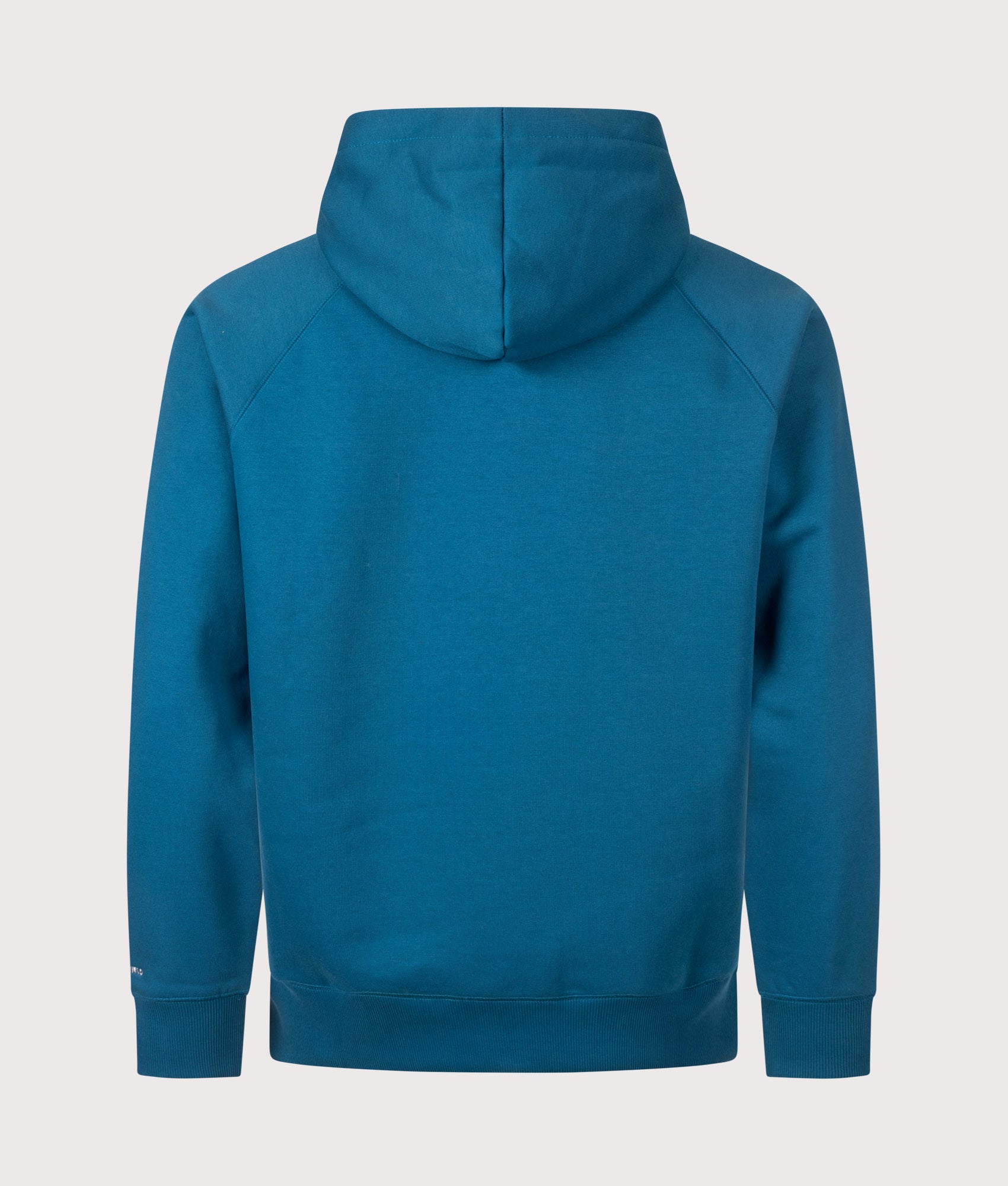 Columbia Regular Fit Dry Creek™ Heavyweight Hoodie in Phoenix Blue at EQVVS Menswear. Back shot.