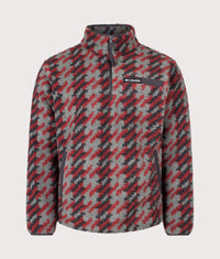 Regular Fit Rugged Ridge™ High Pile Quarter Zip Fleece: 342 Sedona Sage Twills 