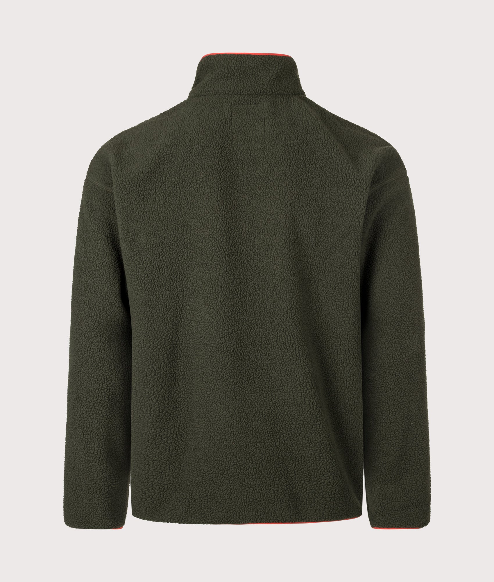 Columbia Regular Fit Helvetia II Half Snap Fleece in Greenscape at EQVVS Menswear. Back shot.