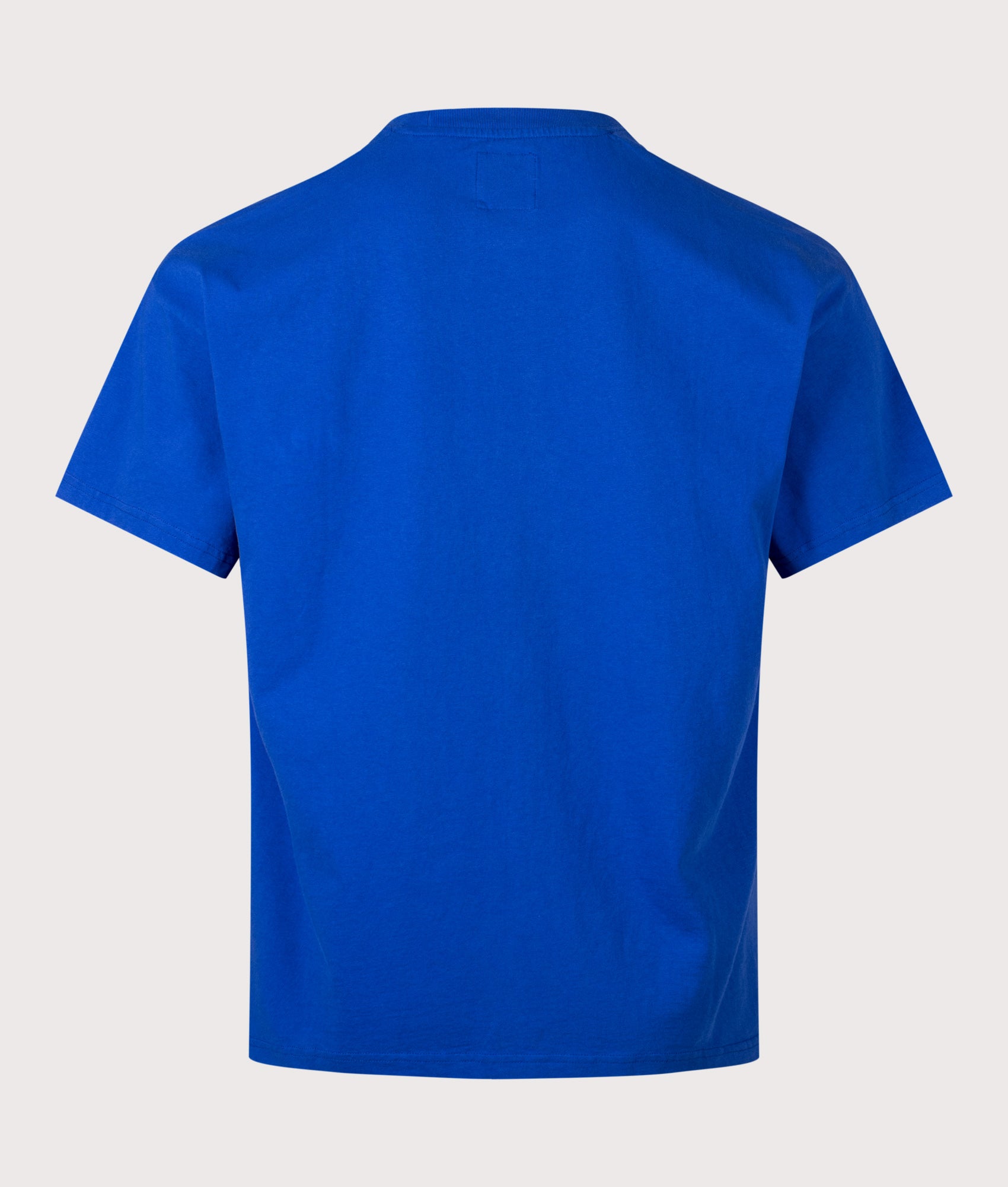 ROA Relaxed Fit Cold t-shirt in Blue at EQVVS Menswear. Back shot.