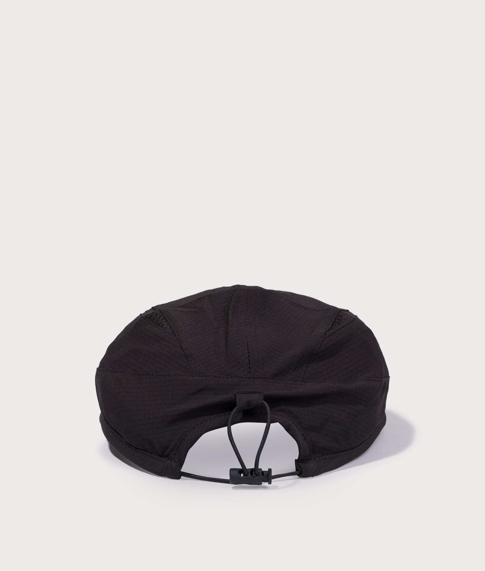 ROA Aair FloWeave Running Cap in Black at EQVVS Menswear. Back shot.