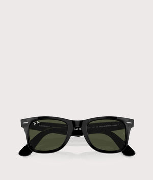 Original-Wayfarer-Classic-Sunglasses-Polished-Black-Green-Lens-Ray-Ban-EQVVS