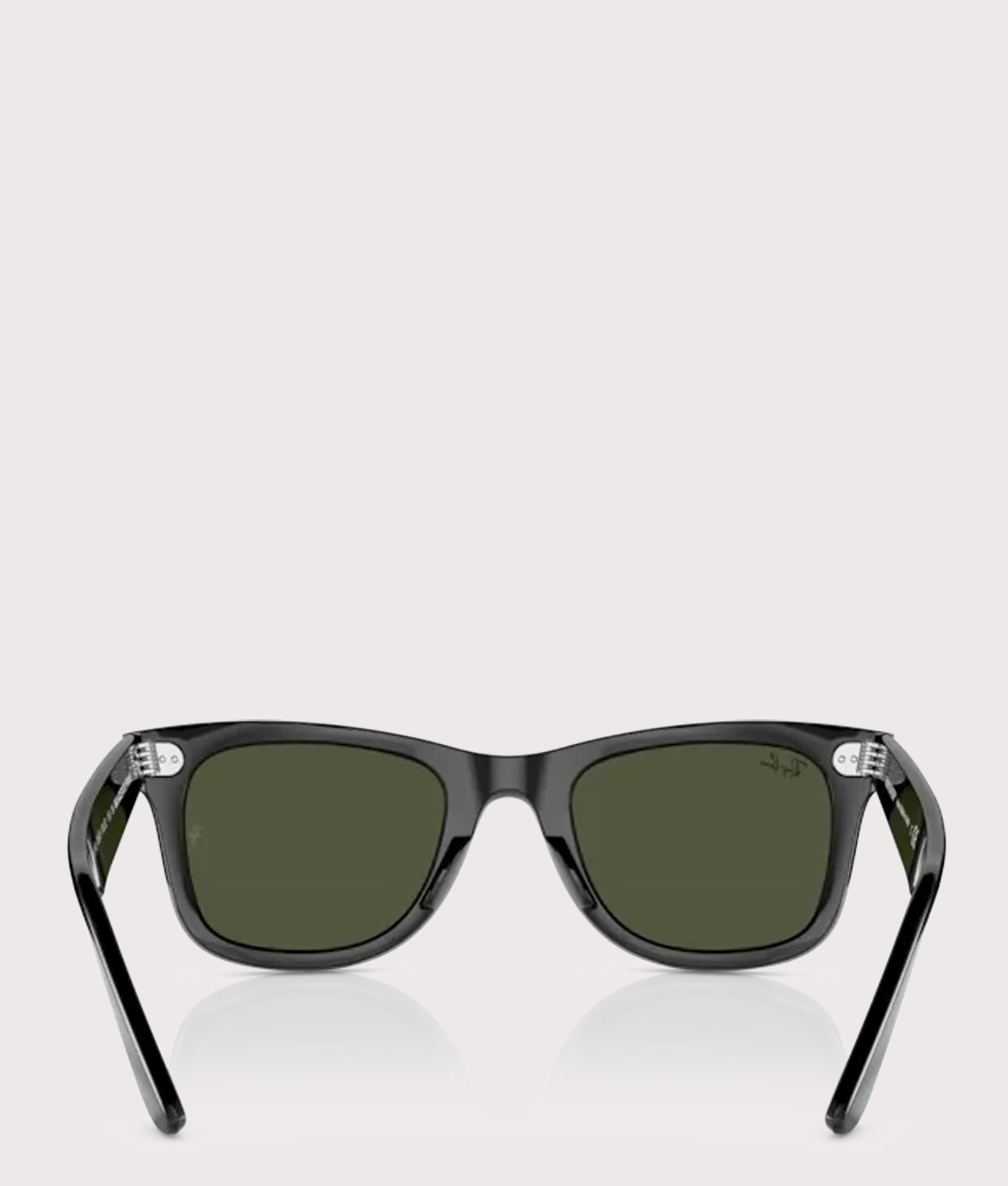 Original-Wayfarer-Classic-Sunglasses-Polished-Black-Green-Lens-Ray-Ban-EQVVS