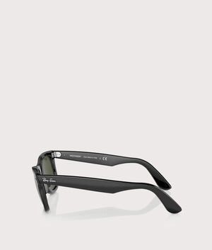 Original-Wayfarer-Classic-Sunglasses-Polished-Black-Green-Lens-Ray-Ban-EQVVS