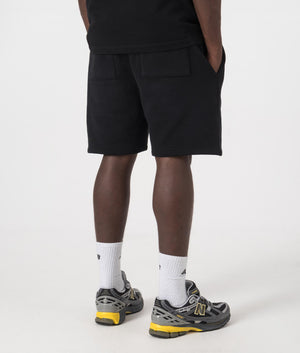 MKI Miyuki Zoku Uniform Shorts in Black. EQVVS Back Model Shot.