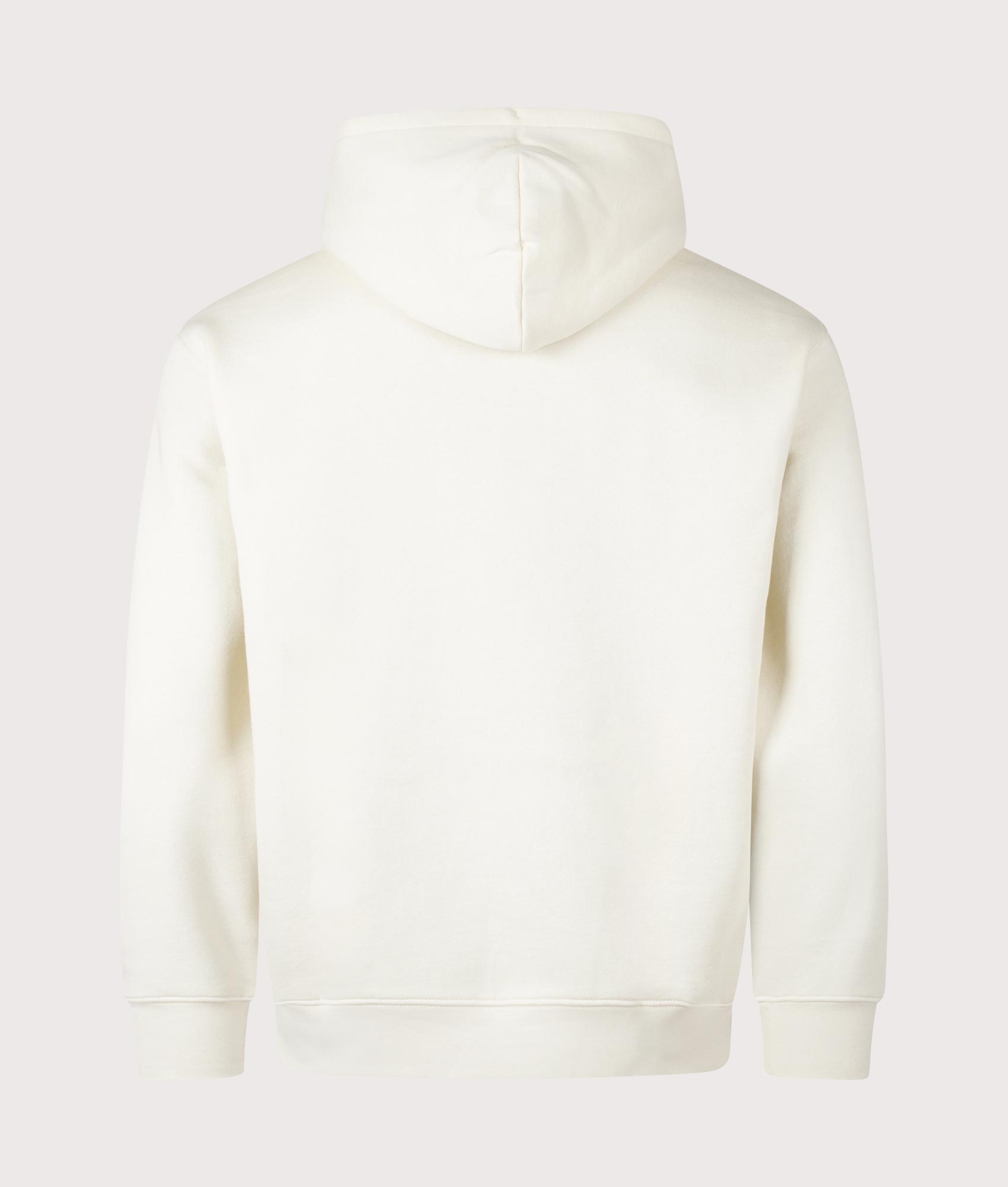 Evolution Hoodie in Natural by Dime MTL at EQVVS. Back Angle Shot.