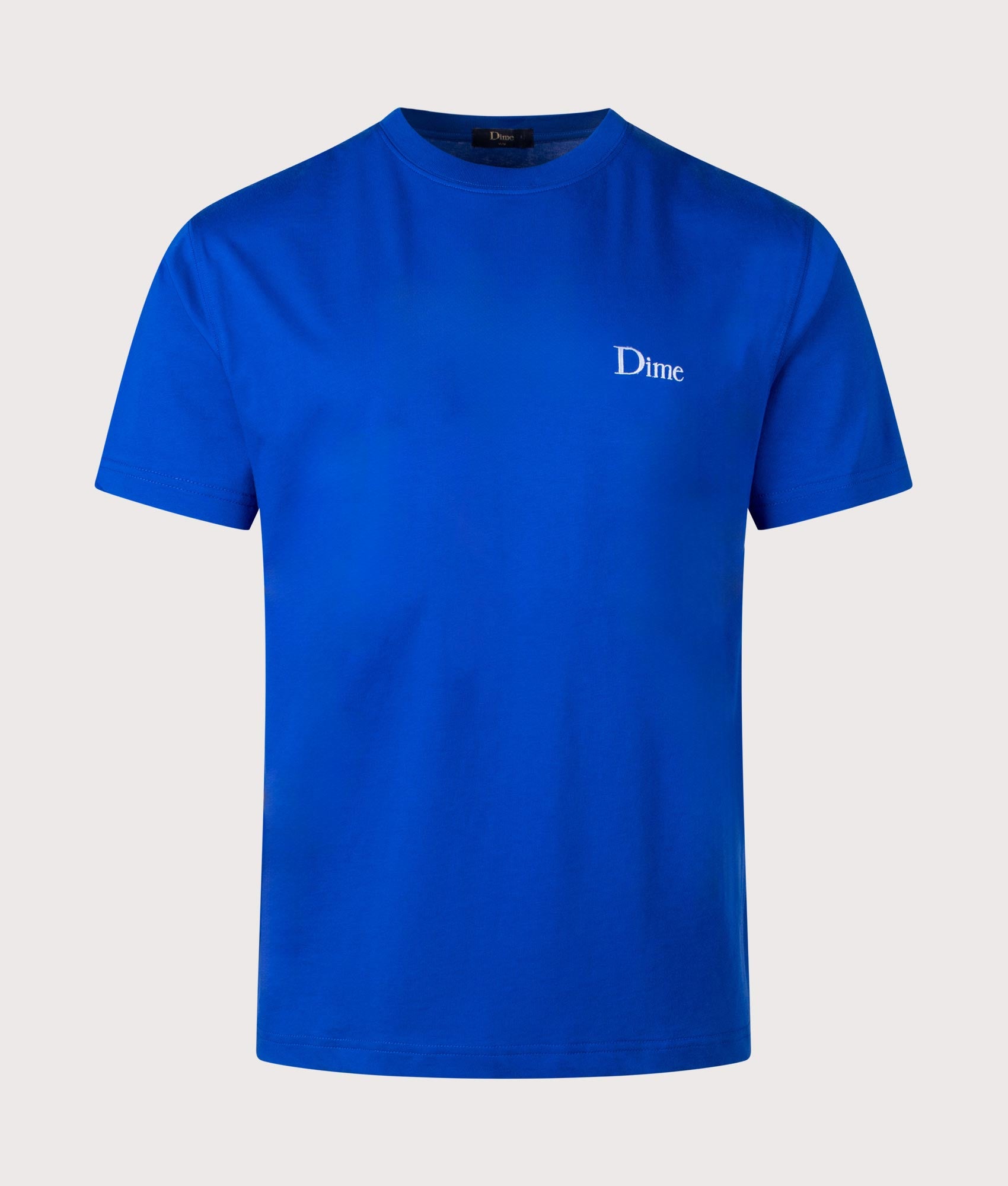 Classic Small Logo T-Shirt, Navy blue, Eqvvs Menswear, front shot angle