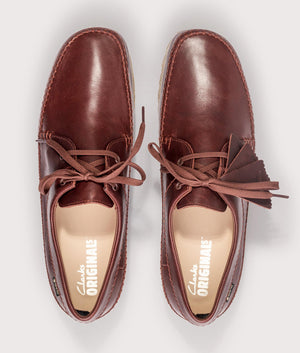 Weaver GORE-TEX in Brown | Leather Upper | Clarks Originals | EQVVS | Top shot 