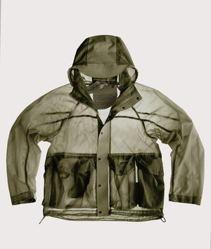 Skye Ten Anorak Jacket in Oliva Scuro | Ten C | EQVVS | Front flat shot 