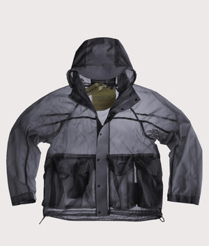 Skye Ten Anorak Jacket in Nero | Ten C | EQVVS | Front flat shot