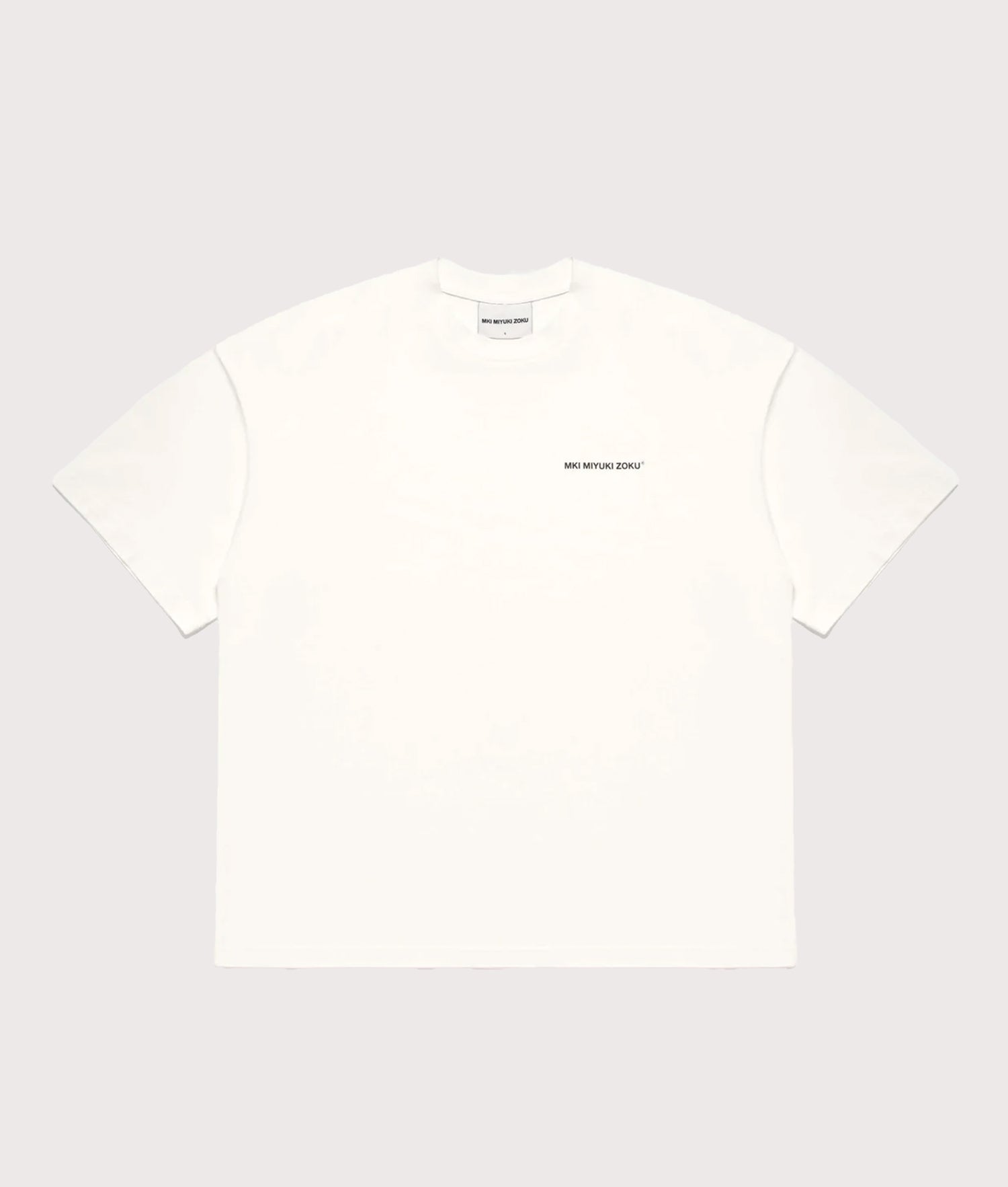 Oversized Uniform T-Shirt White | MKI MIYUKI ZOKU | EQVVS