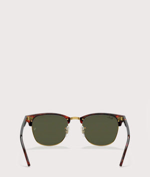 Clubmaster-Classic-Sunglasses-Polished-Tortoise-on-Gold-Green-Lens-Ray-Ban-EQVVS