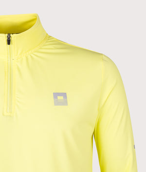 Core ID Quarter Zip Track Top. Shot by EQVVS. Front detail shot.