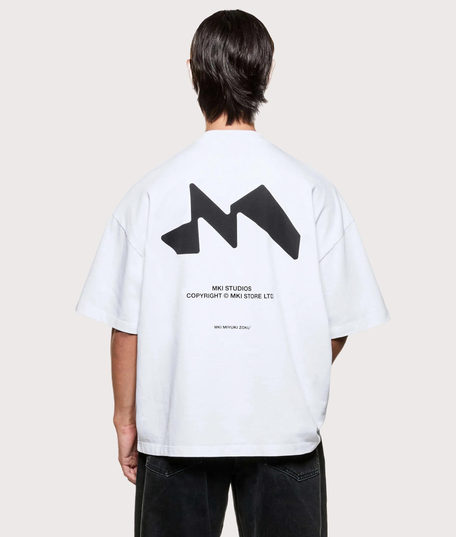 Silhouette T-Shirt in White | MKI MIYUKI ZOKU | EQVVS