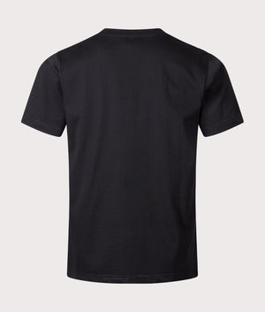 Classic Skull T-Shirt in Black by Dime MTL. EQVVS Back Angle Shot.