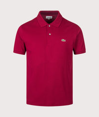 Classic Fit L1212 Croc Logo Polo Shirt: 476 Bordeaux 