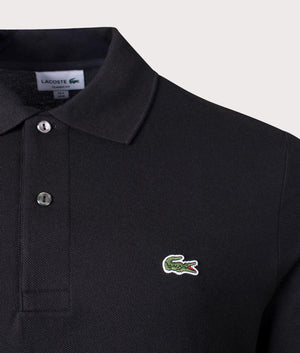 Long Sleeve Croc Logo Polo Shirt