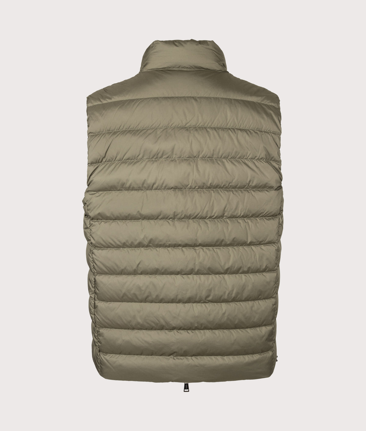 Polo Ralph Lauren The Colden Packable Down Vest in Cruise Olive at EQVVS Menswear. Back shot.