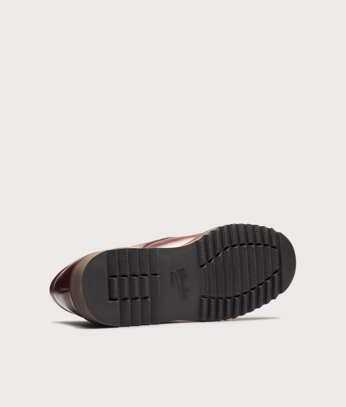 Paraboot Thiers Shoes in Lisse America at EQVVS Menswear. Tread shot.