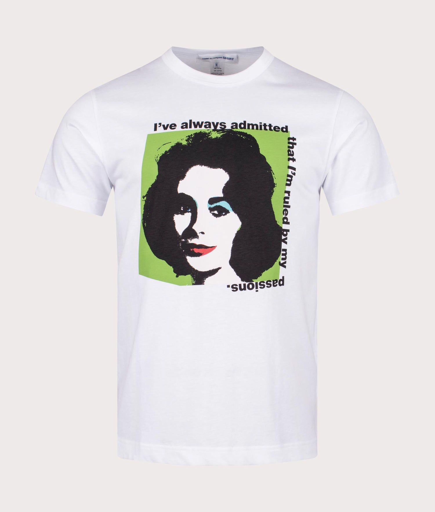 Elizabeth Taylor T-Shirt in White | CDG | EQVVS