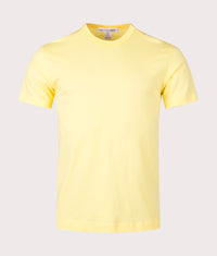 Crew Neck T-Shirt: Yellow 