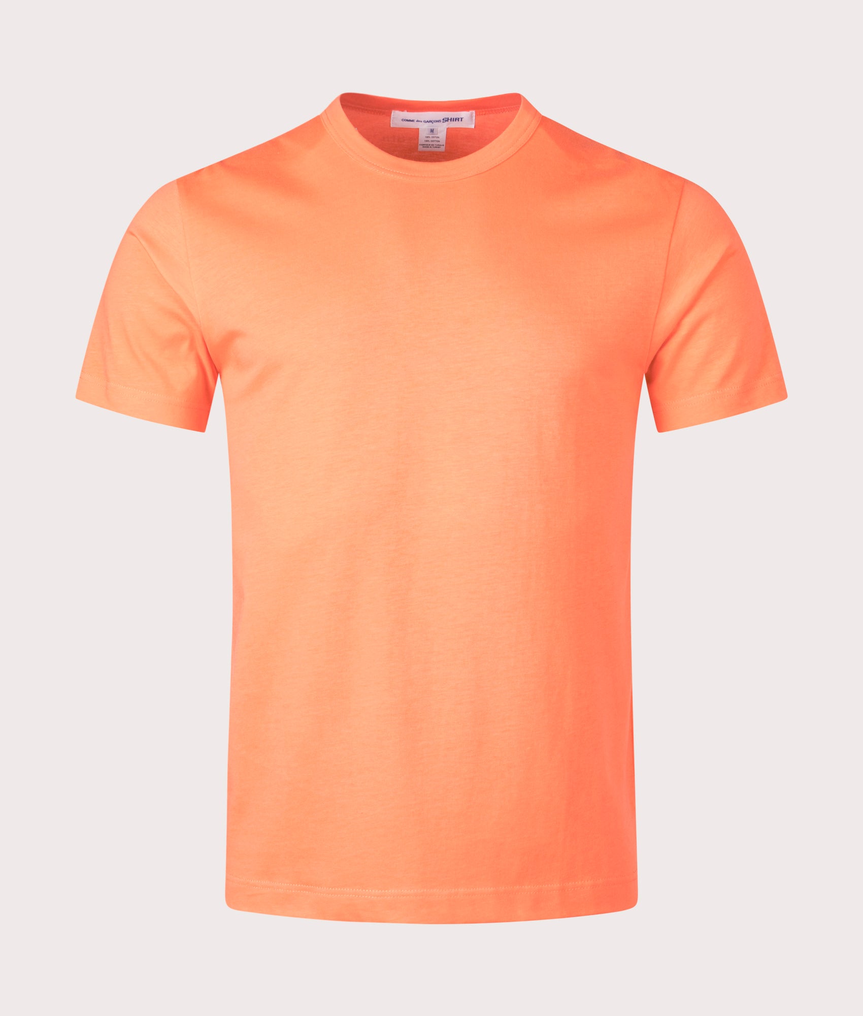 Comme des Garçons Crew Neck T-Shirt in Orange at EQVVS Menswear Front Shot