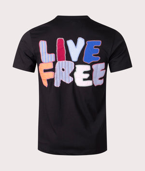 Comme des Garçons Live Free T-Shirt in Black at EQVVS Menswear Back Shot