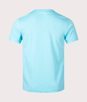 Comme des Garçons Crew Neck T-Shirt in Blue at EQVVS Menswear Back Shot