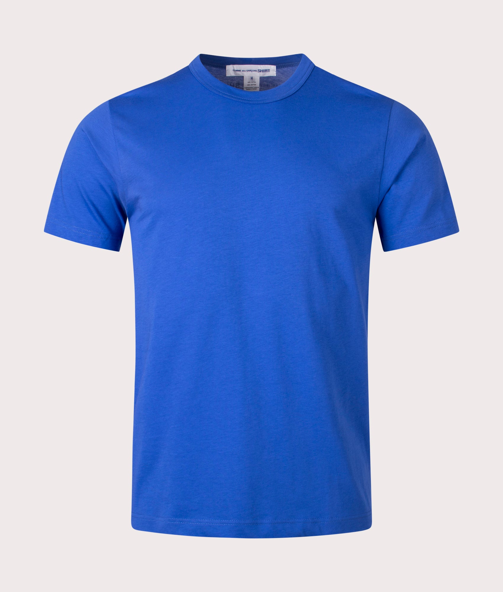 Comme des Garçons Crew Neck T-Shirt in Blue at EQVVS Menswear Front Shot
