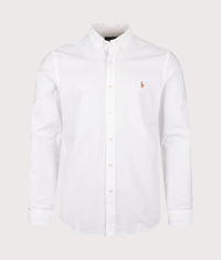 Slim Fit Oxford Shirt: 006 BSR White 