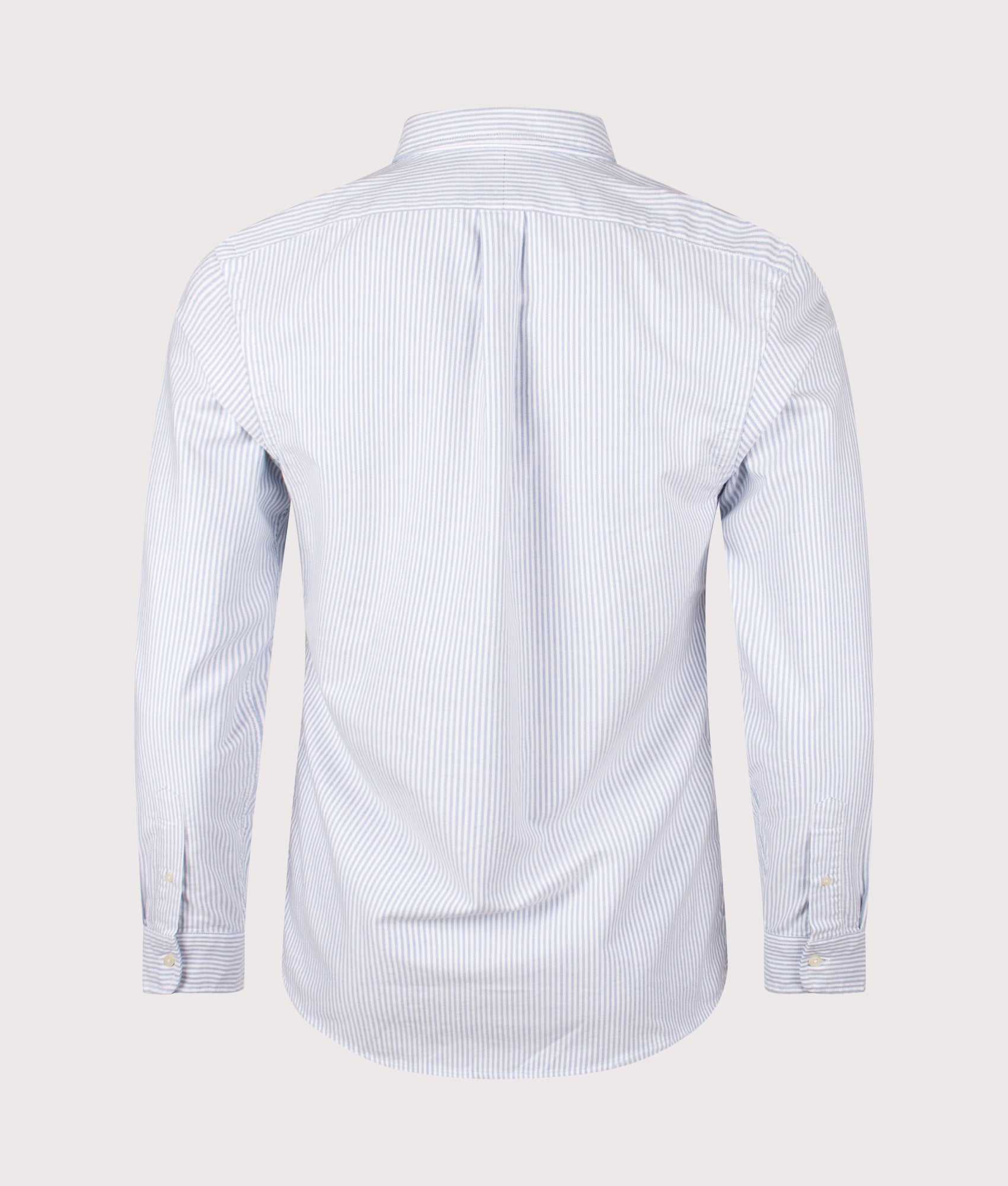 Slim Fit Oxford Shirt in Blue White | Polo Ralph Lauren | EQVVS | Back shot 