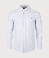 Slim Fit Oxford Shirt: 009 BSR Blue/White S 