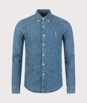 Slim Fit Denim Shirt Denim Polo Ralph Lauren EQVVS - Main Image