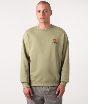 Boke-Flower-Crest-Sweatshirt-Sage-Green-KENZO-EQVVS