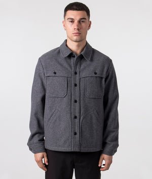 Relaxed-Fit-Smart-Wool-Overshirt Stone-Grey-KENZO-EQVVS